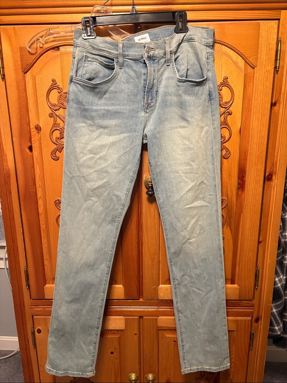 Y2K Hudson Jeans Light Blue Slim Straight Jeans